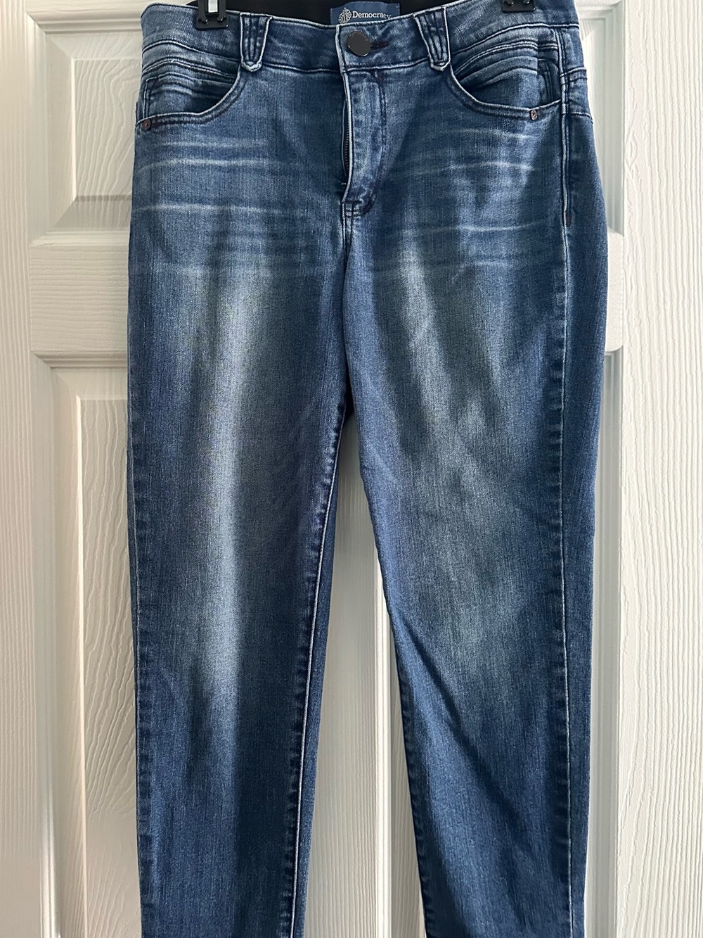 Democracy Ladies Blue Washed Slim Jeans